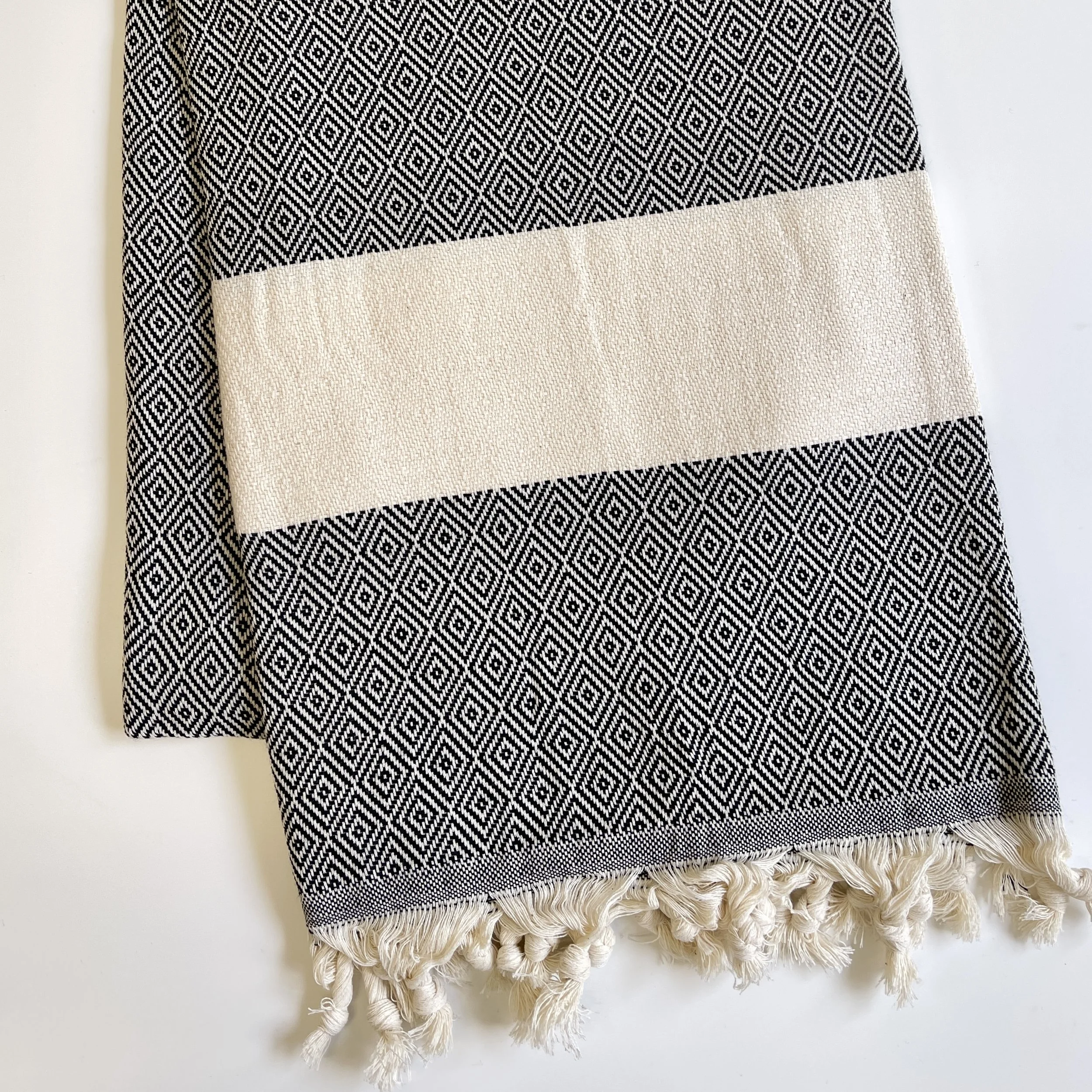 Black Diamonds Turkish Cotton Towel product