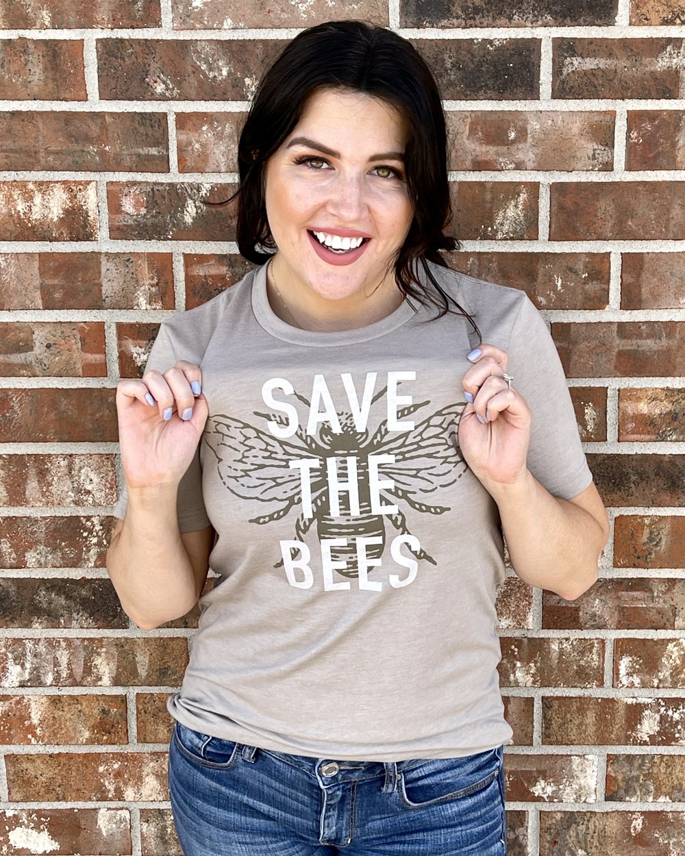 kost kompensation Smelte Save The Bees Shirt - Stone Color — Nectar Republic