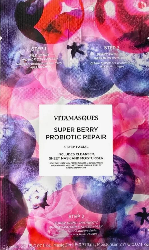 Super Berry 3-Step Facial label