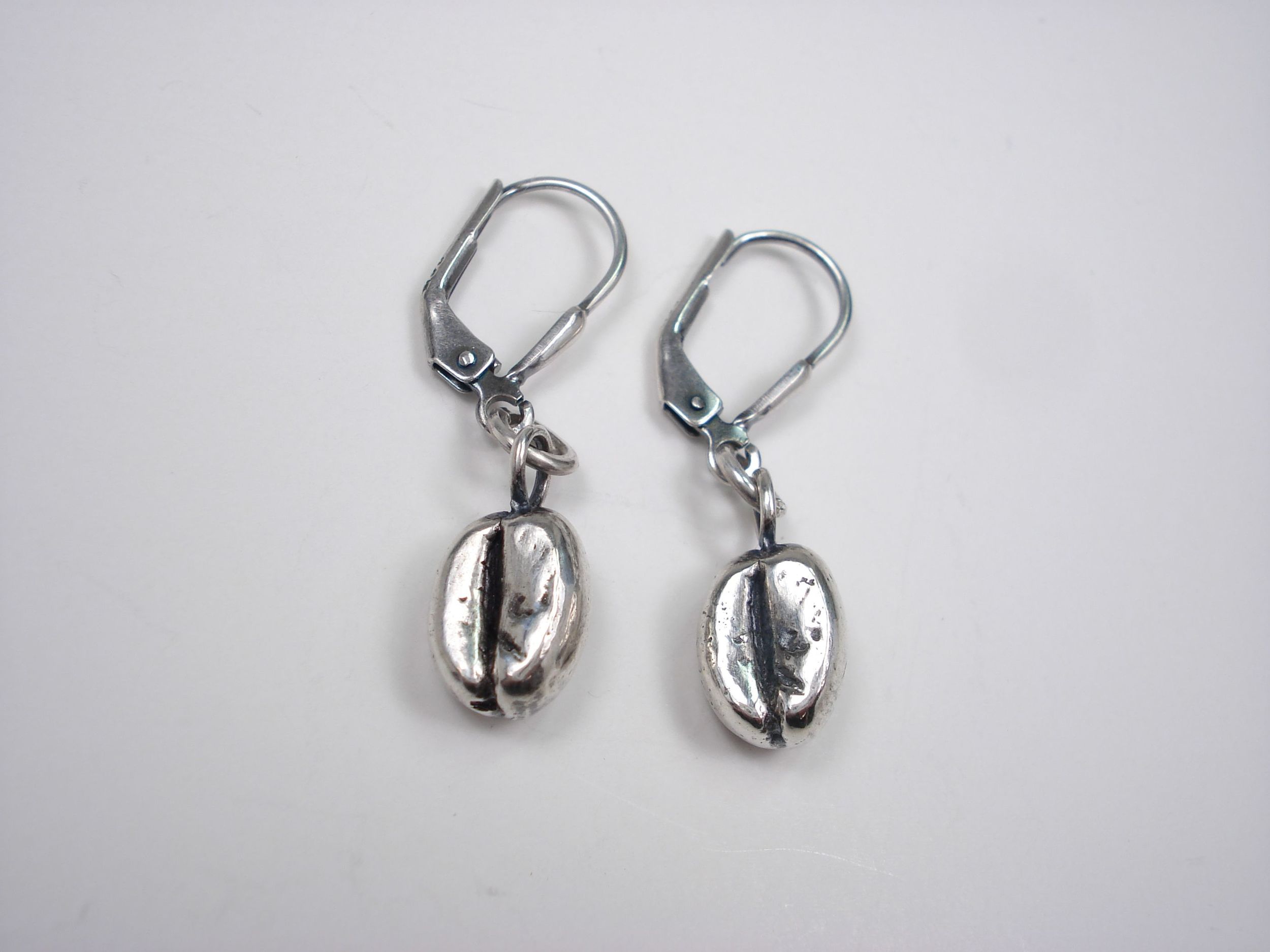 Sterling Silver Coffee Beans — Jill Griffin Jewelry