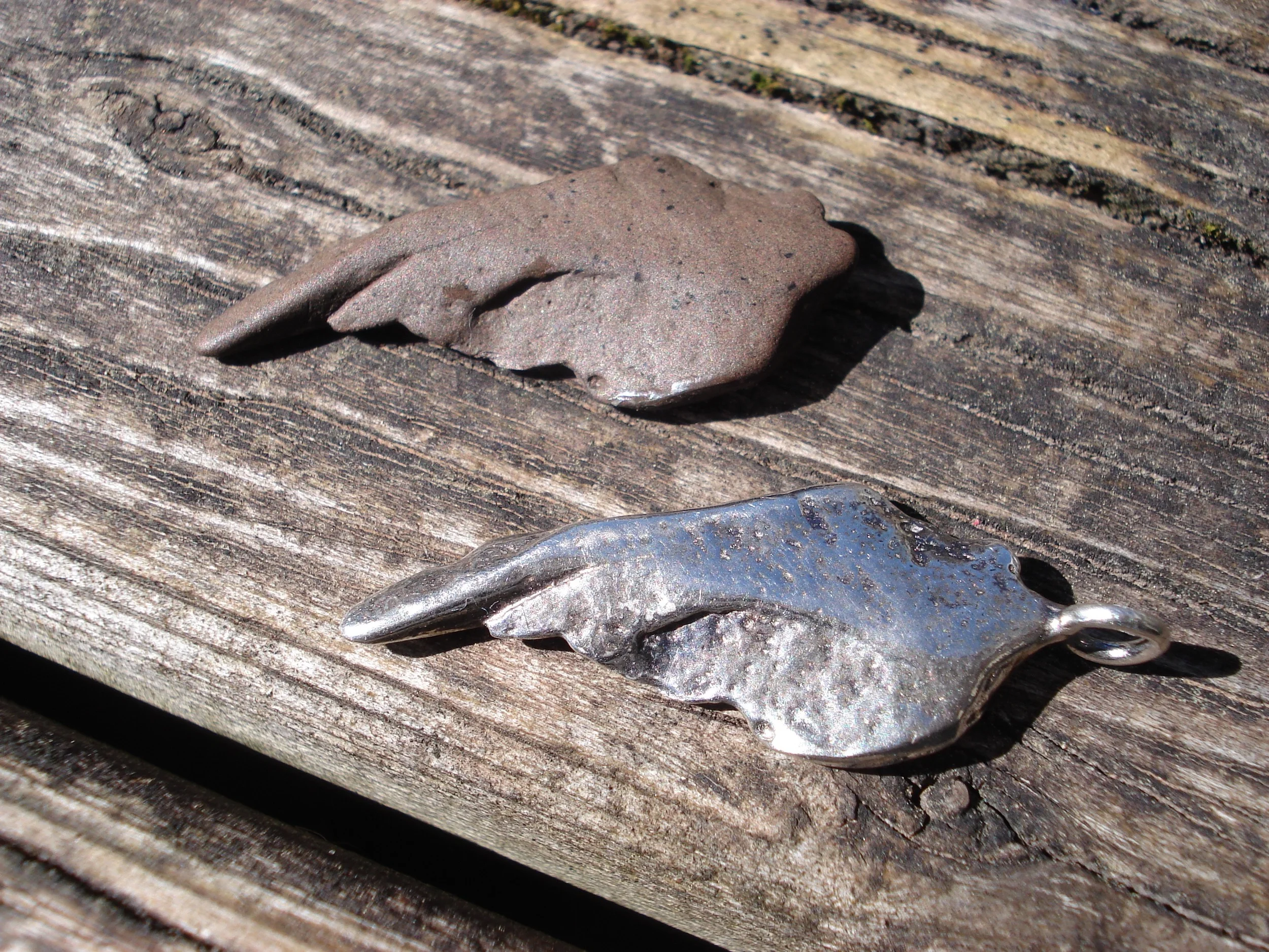 Stone and Sterling Silver Casting