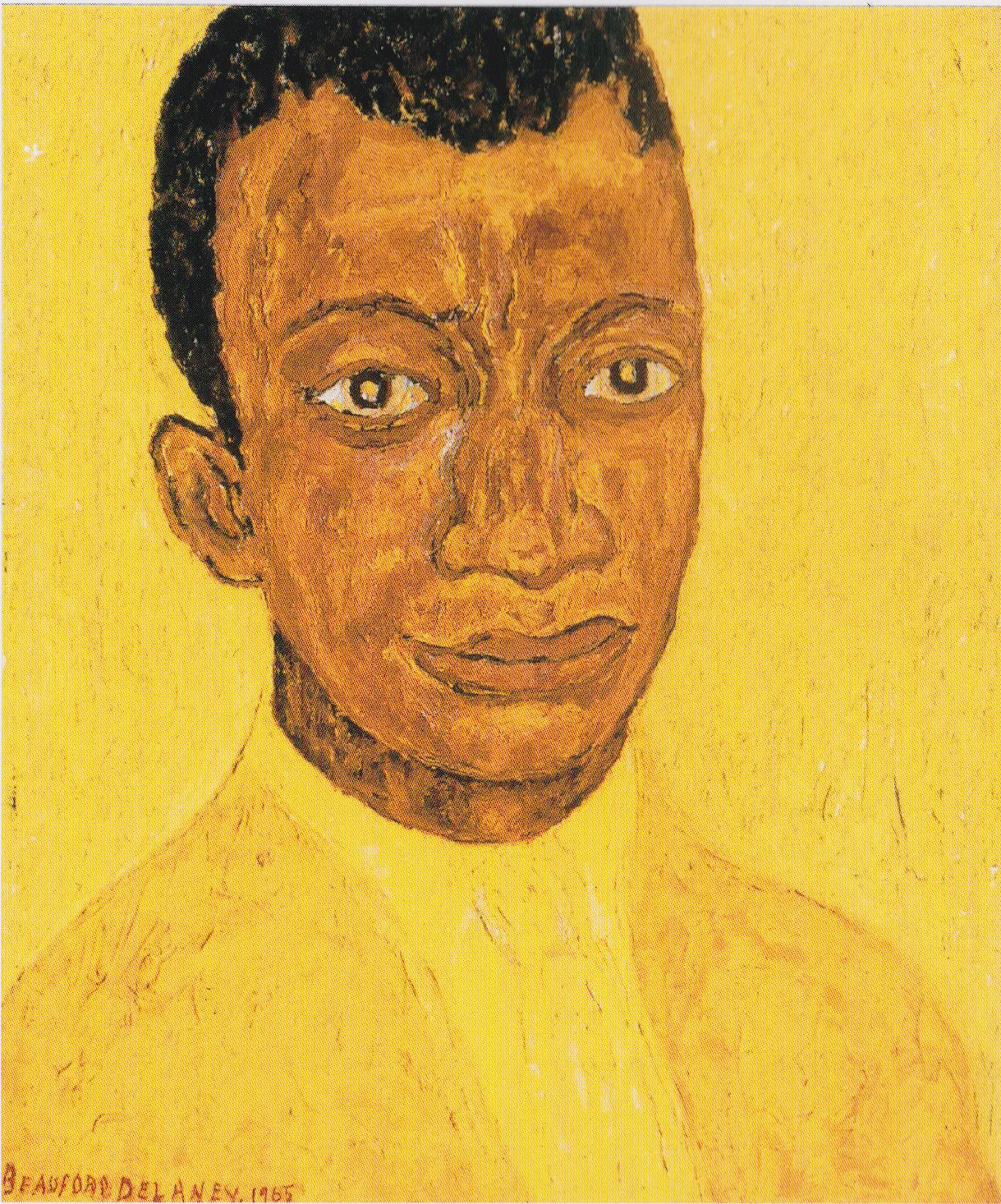 Portrait of James Baldwin , 1965;oil on canvas