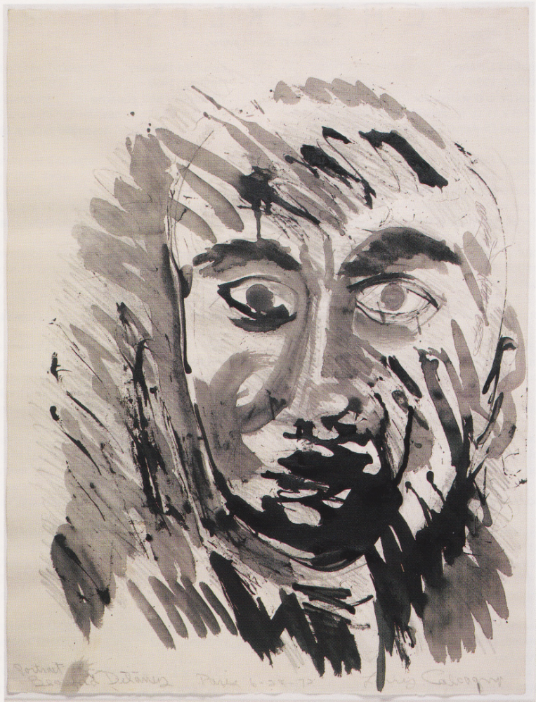 Larry Calcagno (1913-1993), Portrait of Beauford Delaney ; 1972, acrylic on canvas Illustrated: An Artistic Friendship: Beauford Delaney and Lawrence Calcagno , p.69