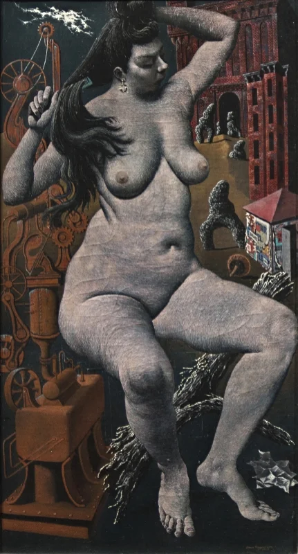 Seated Nude, 1952; oil/canvas