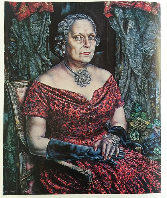 Plate 73, Portrait of Mary Block , c. 1955-57; oil on canvas; Art Institute of Chicago