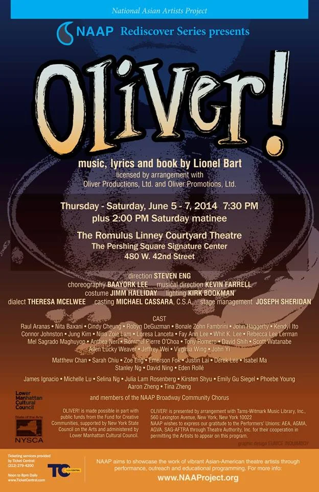 Happy Opening National Asian Artists Project's OLIVER!