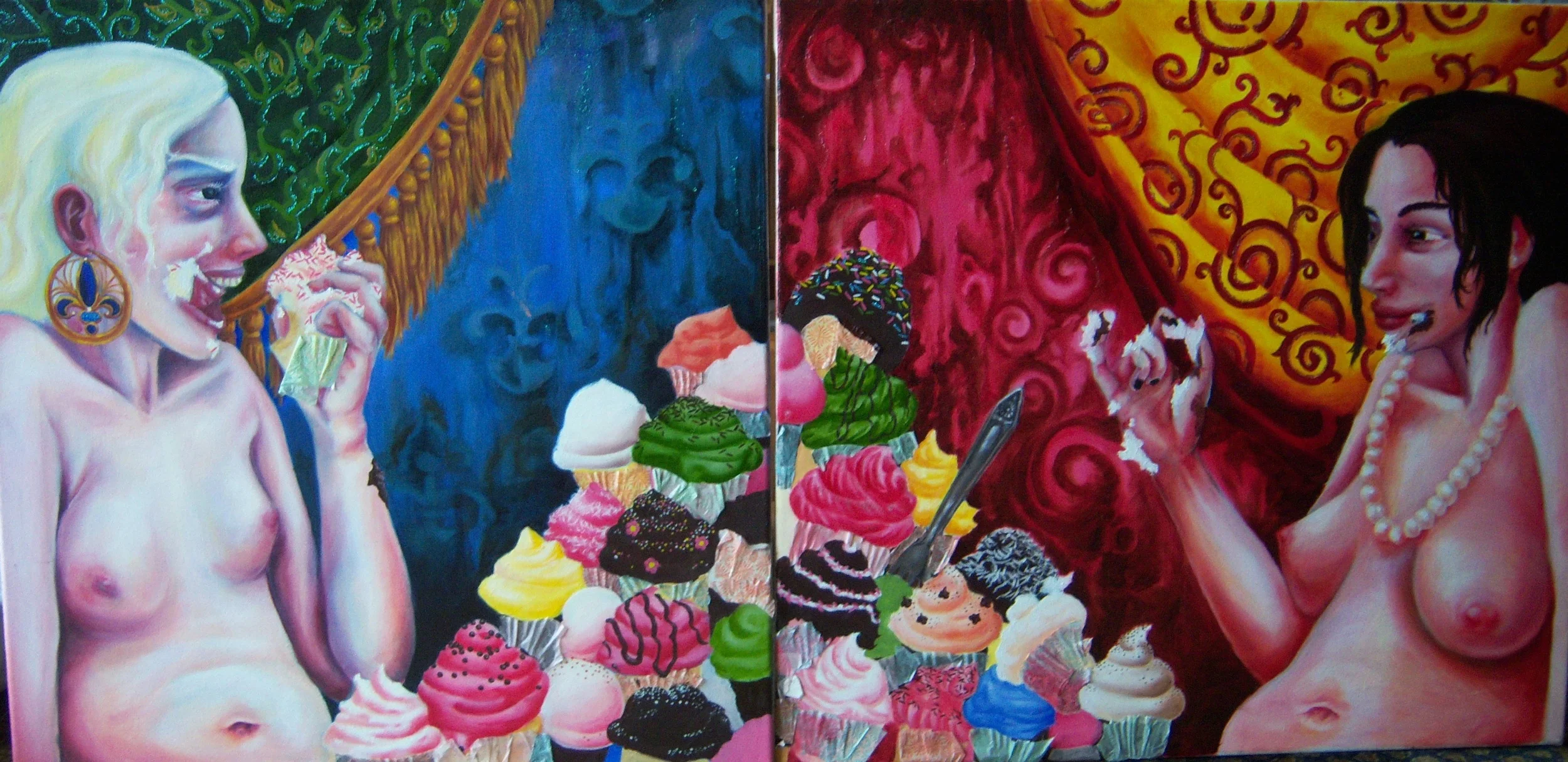 Cupcake Diptych