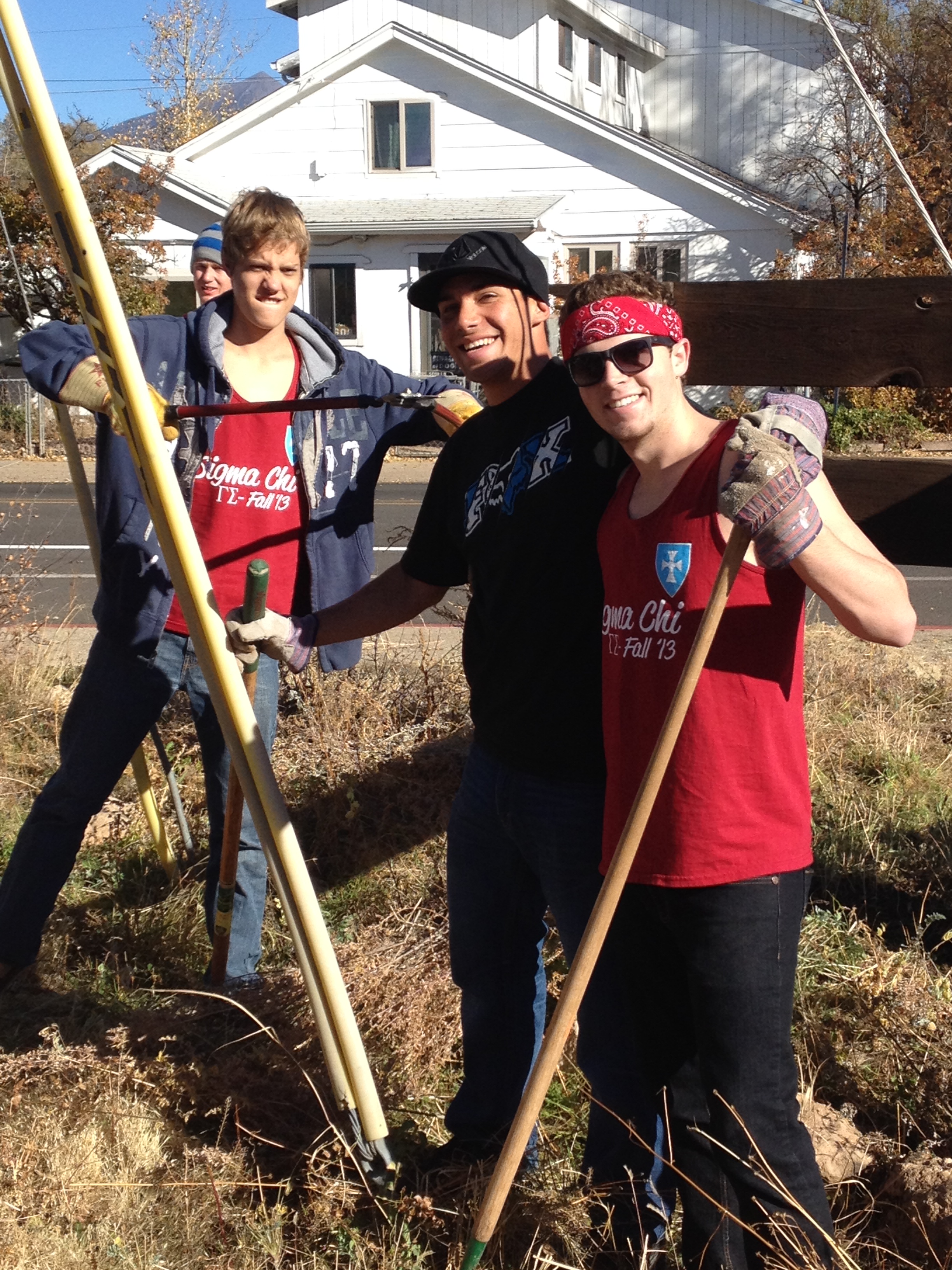 For Project GIVE's Make a Difference Day, HFHNA ran seven of the sites!