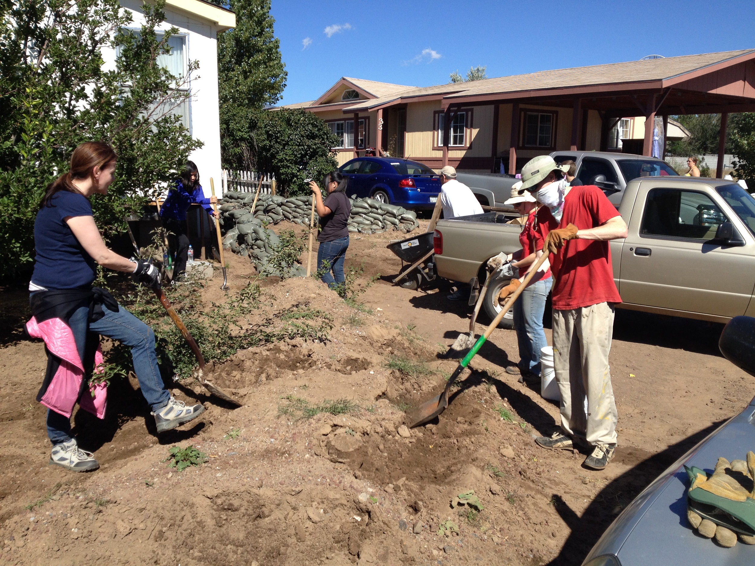 We're returning to the Silver Saddle neighborhood on June 7 to help out another neighbor whose home was damaged from the flooding in 2013.