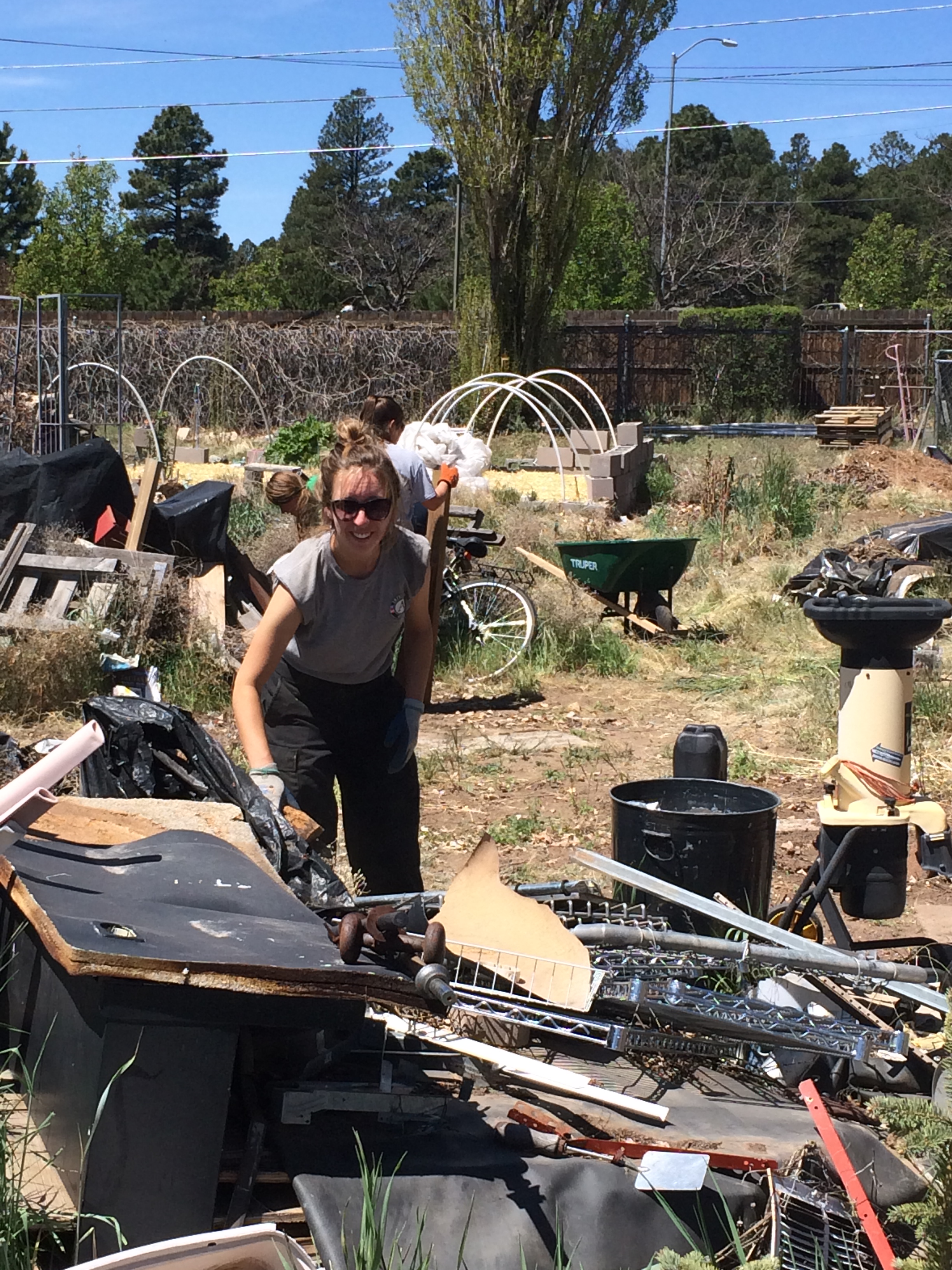 Our crew included several AmeriCorps ACE folks. They kept at it all day! So much thanks!