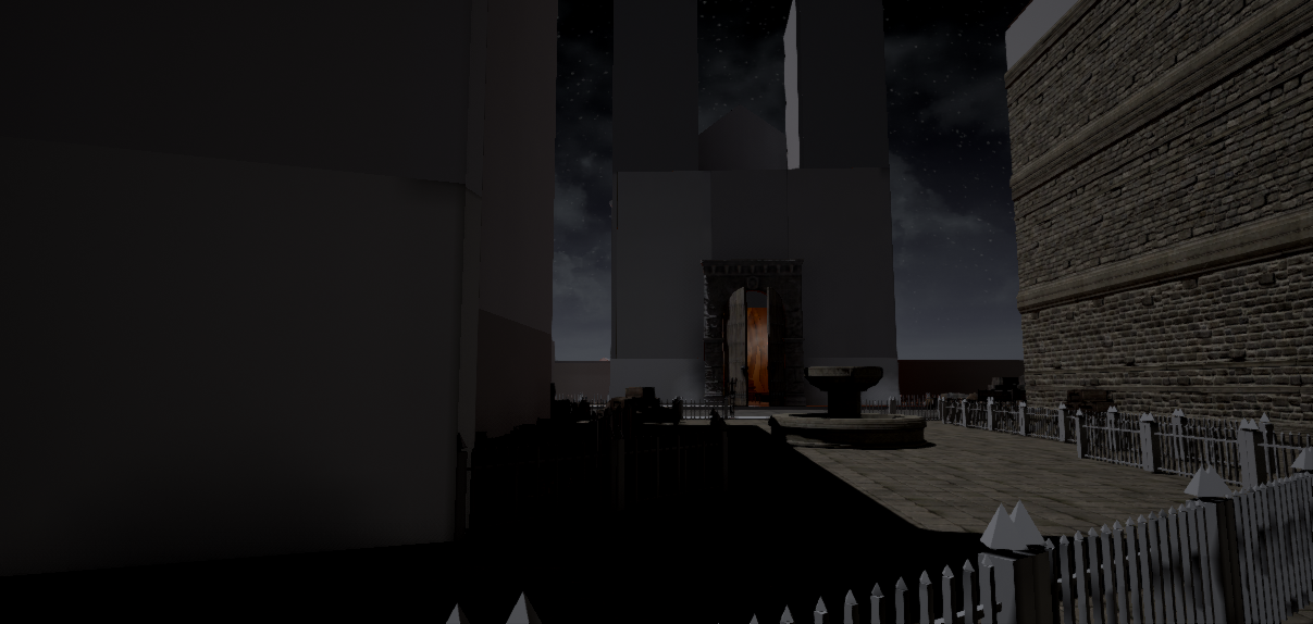  Turning the corner of the level you will instantly see the church.       