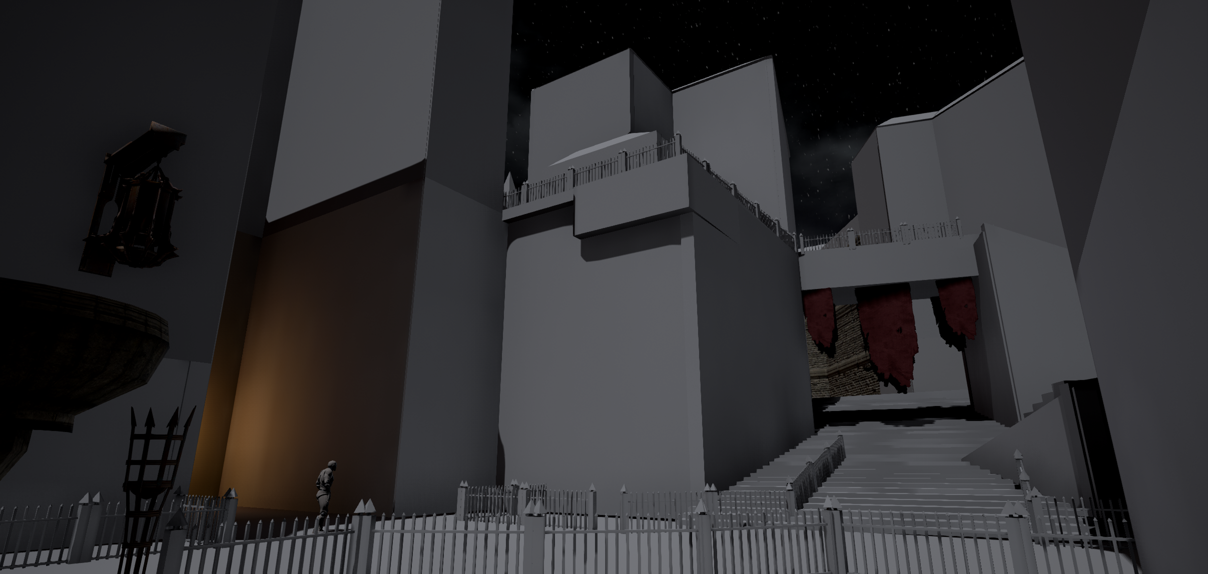  View from the beginning of my level that I am designing.&nbsp; 