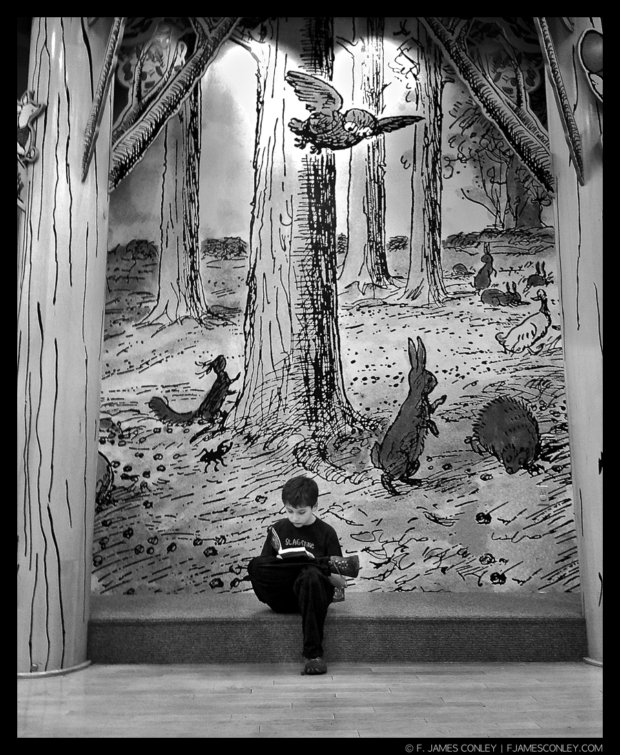 Sometimes a background goes beyond the subject's habitat and into his mind. (iPhone 4s.)