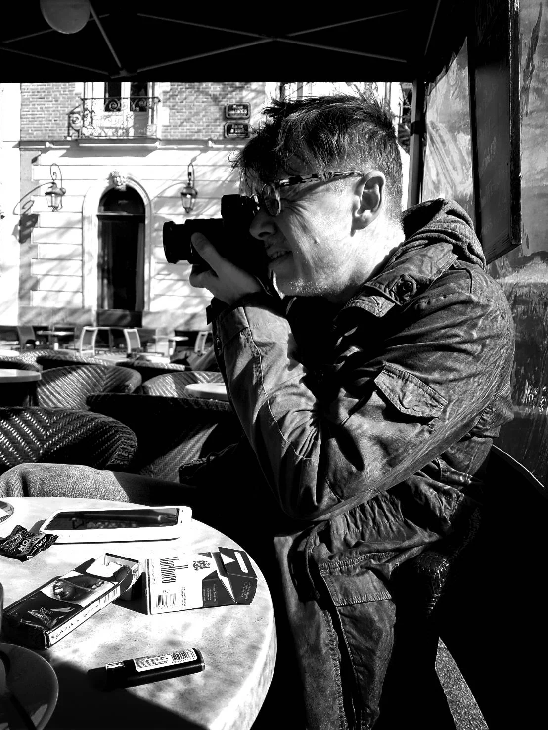 James Conley, on assignment in France.