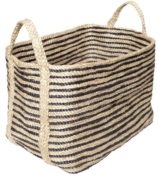 charcoal striped jute basket lrg.png