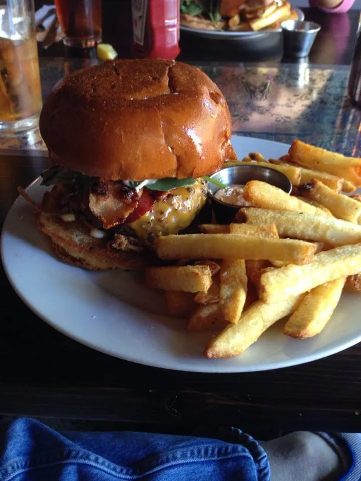 Juicy Lucy from Lowbrow - This rates as the best burger in Houston - at a place that does not just serve burgers!