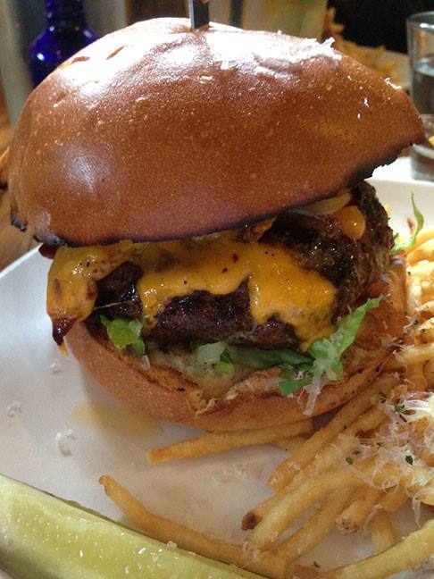 Zelko Bistro Burger with Truffle Fries....