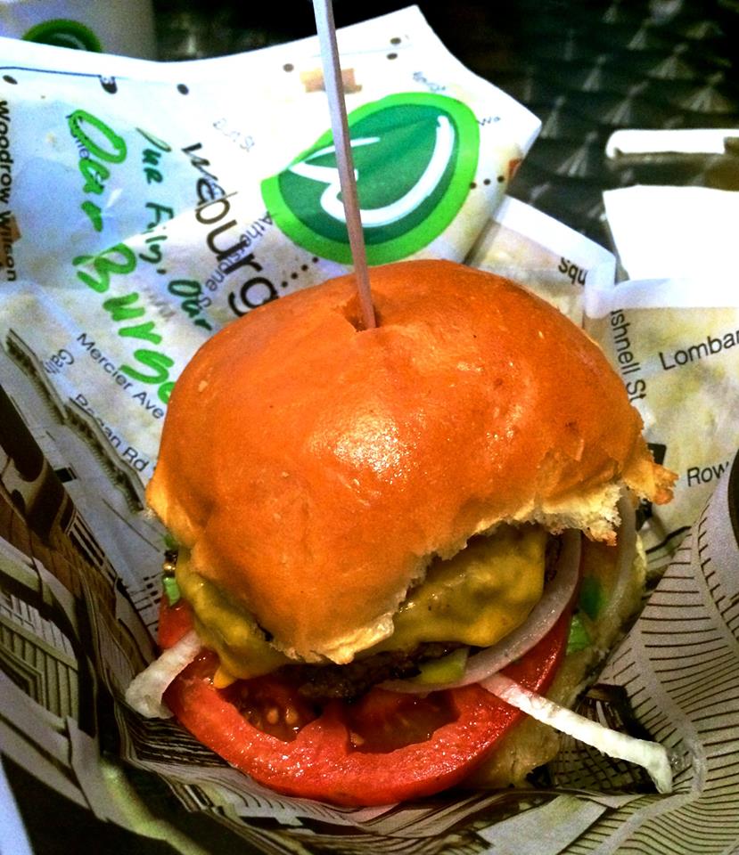 "Our Burger" from the Wahlbergs' Whalburgers