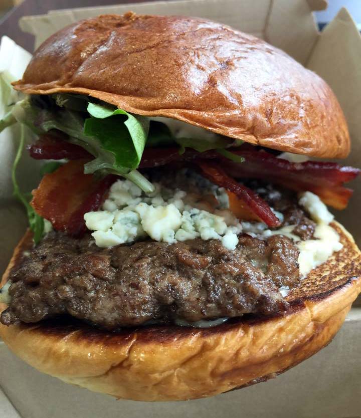 Yes, this is the Bacon & Blue on Brioche Burger from Wendy's.