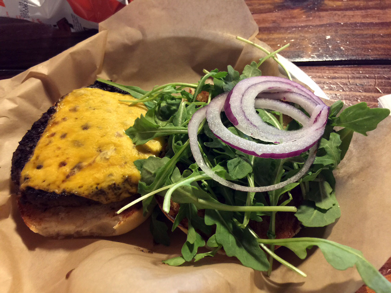 Saint Arnold's Bishop Burger