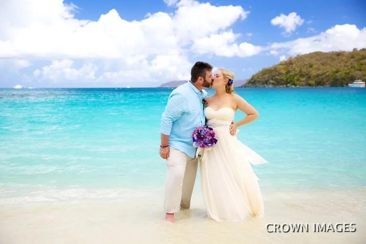 St John Wedding Photographer: Hawksnest Beach