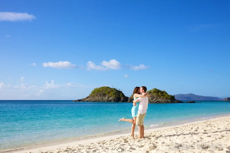 St John Honeymoon: Trunk Bay Beach