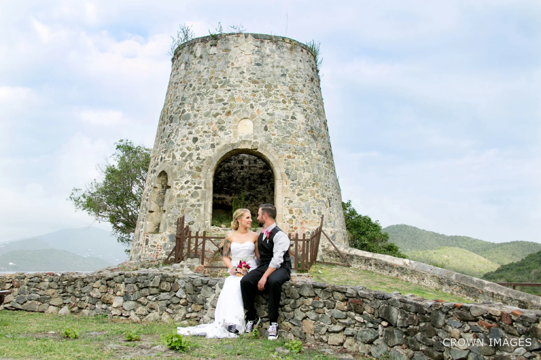 St John Wedding: Annaberg Sugar Mill Ruins