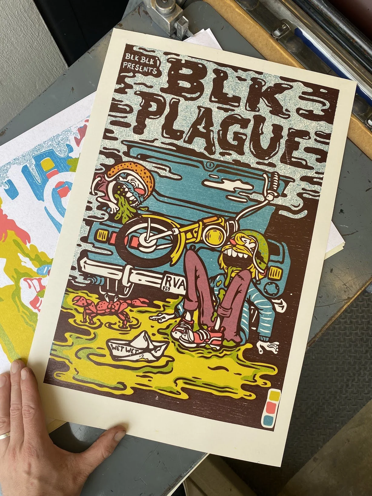 Blk Blk Moped Club Rally Poster.jpg