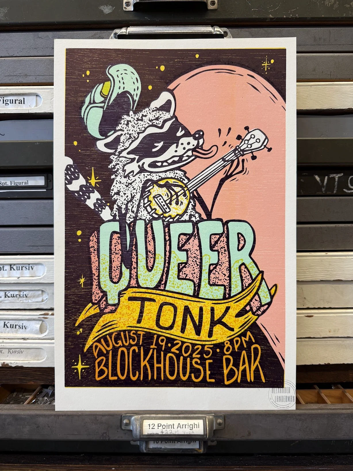Queer Tonk Racoon Relief Print.jpg
