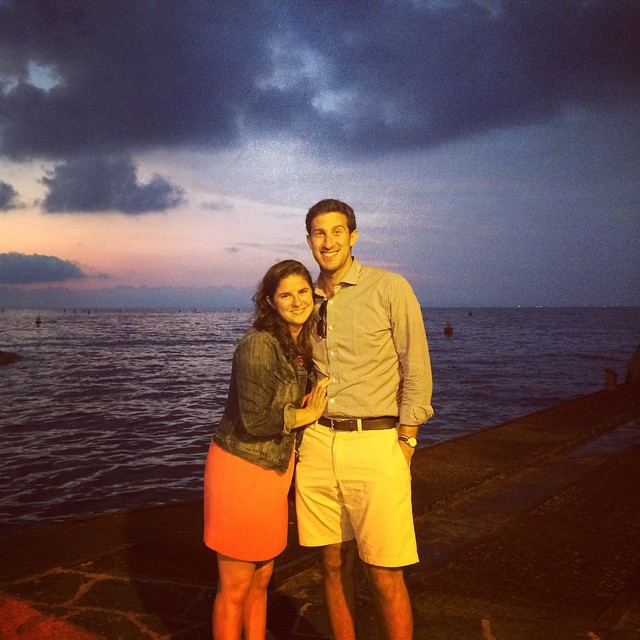 Sari and Michael in Sorrento, Italy