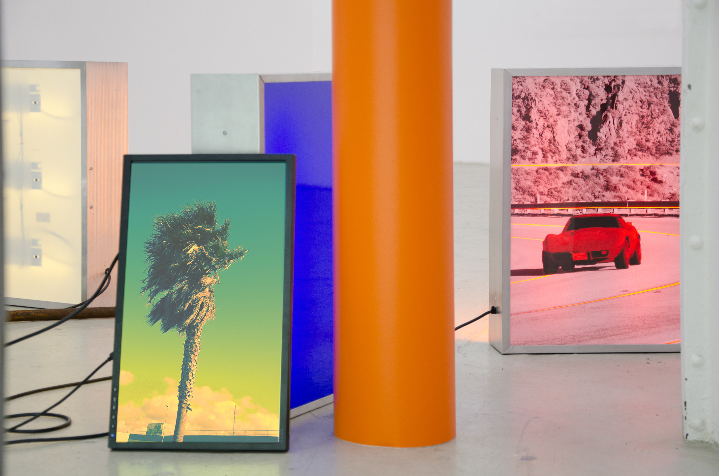 Christine Schulz, Installation Process Image, "WAYS," mixed media installation, 2015-2018