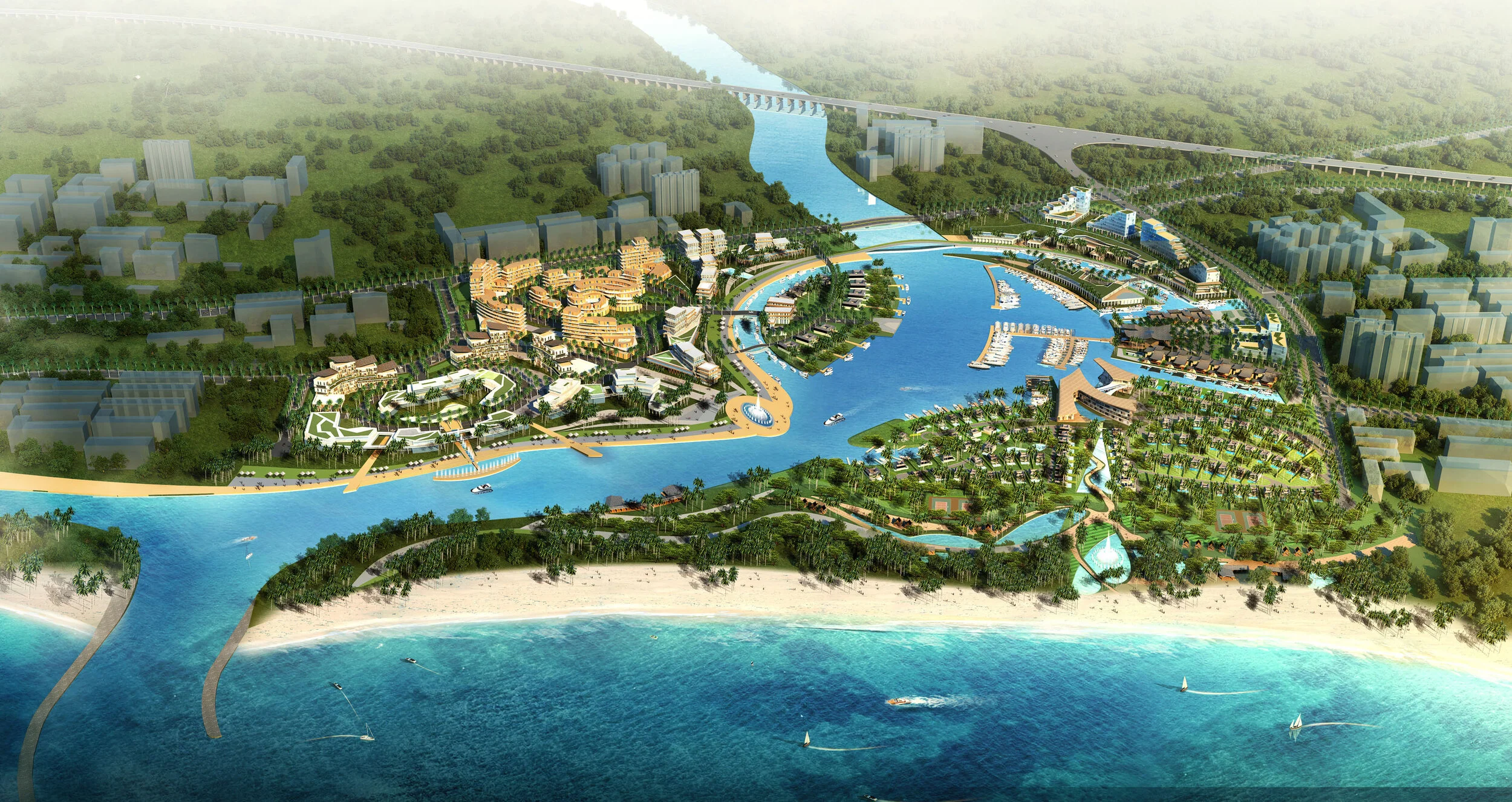 NDA Group Sanya Yazhou Bay Resort Planning Gallery