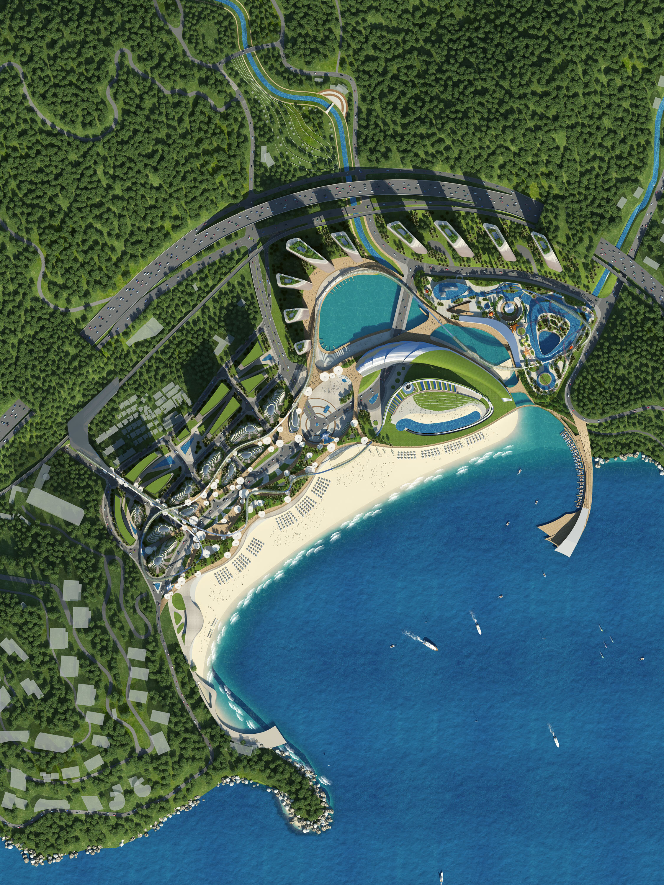 NDA Group Shenzhen Xiaomeisha Resort Masterplanning EN