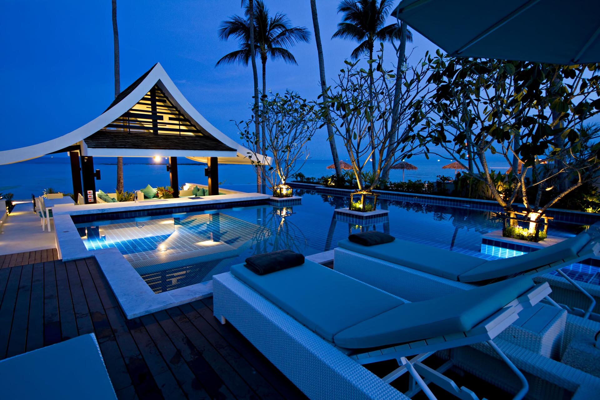泰国苏梅岛海滩别墅度假区
