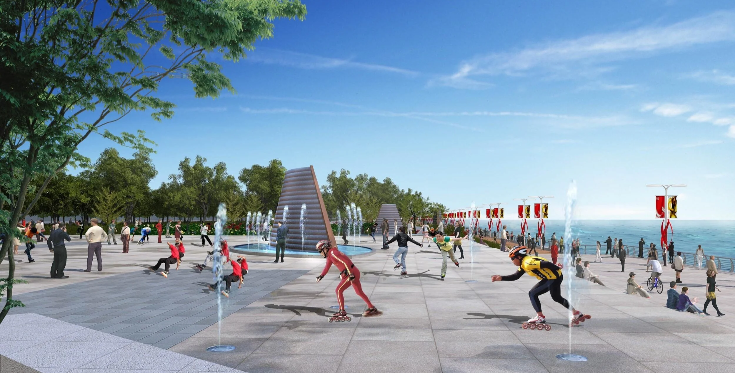 大连东港80米滨海景观大道