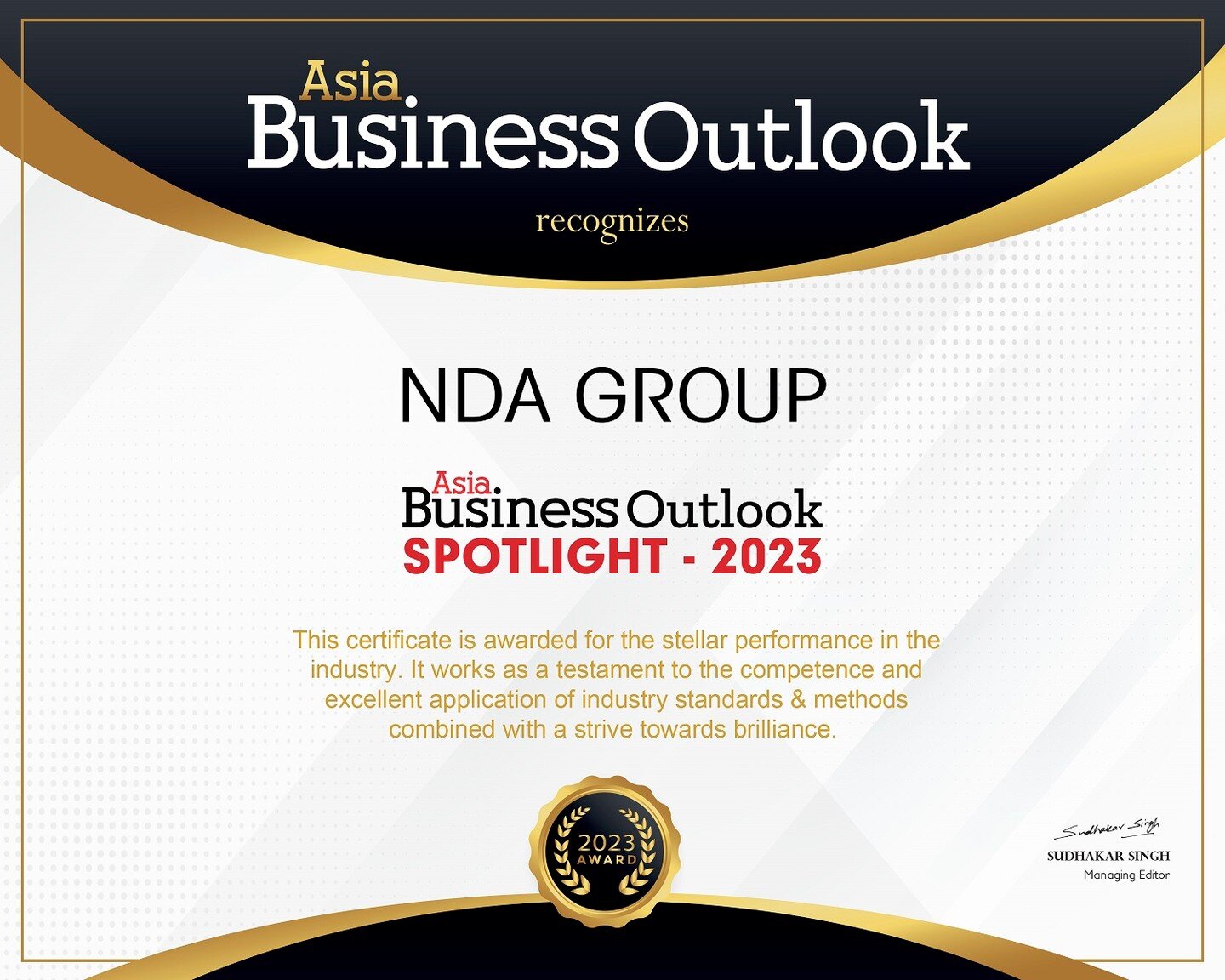 We thrilled we've been recognised as a Top 10 Planning Firm in Asia by Asia Business Outlook!

Our founder, Emmanuel Delarue, shares his vision on how NDA Group has been creating a better future for People &amp; Place ever since its inception in Fran