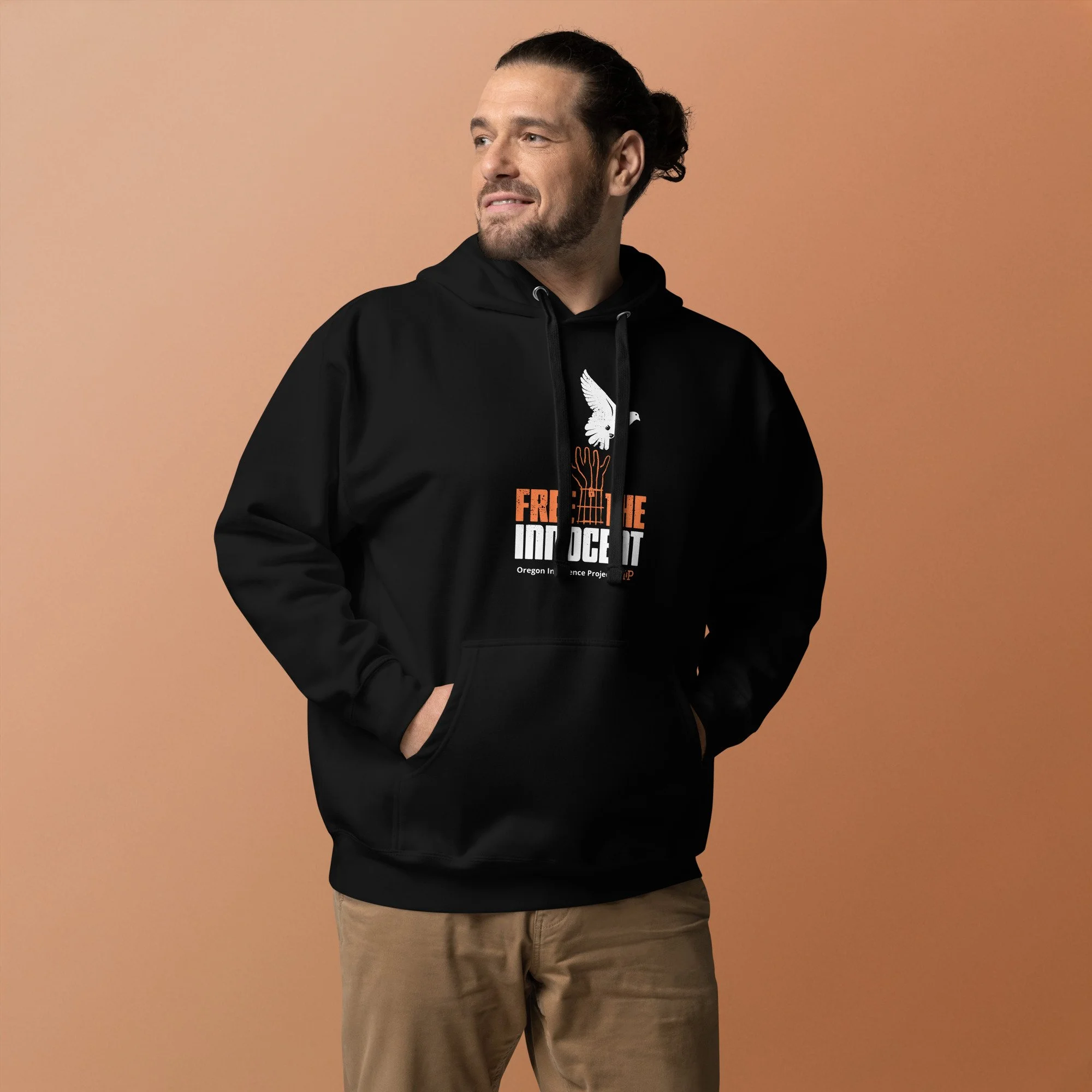 Free the Innocent Unisex Hoodie - Black