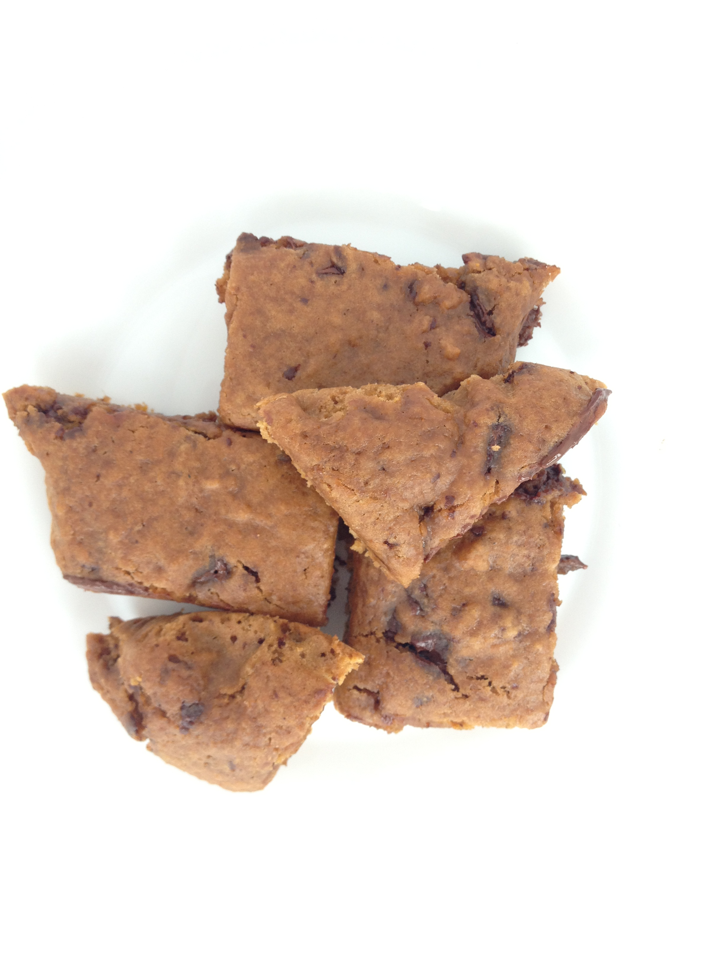 Brownies on Plate