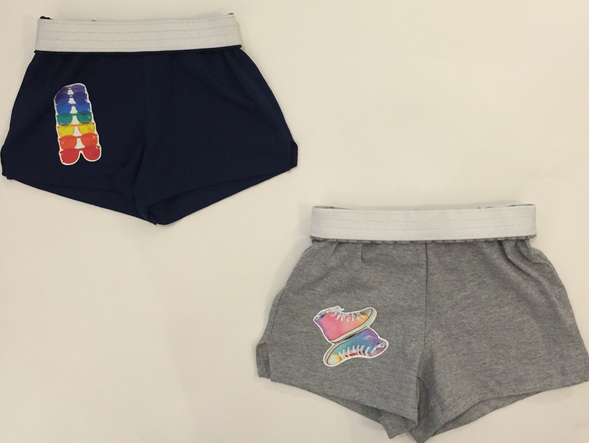 These cotton shorts with fun patches are perfect for summer camp and relaxed summer days