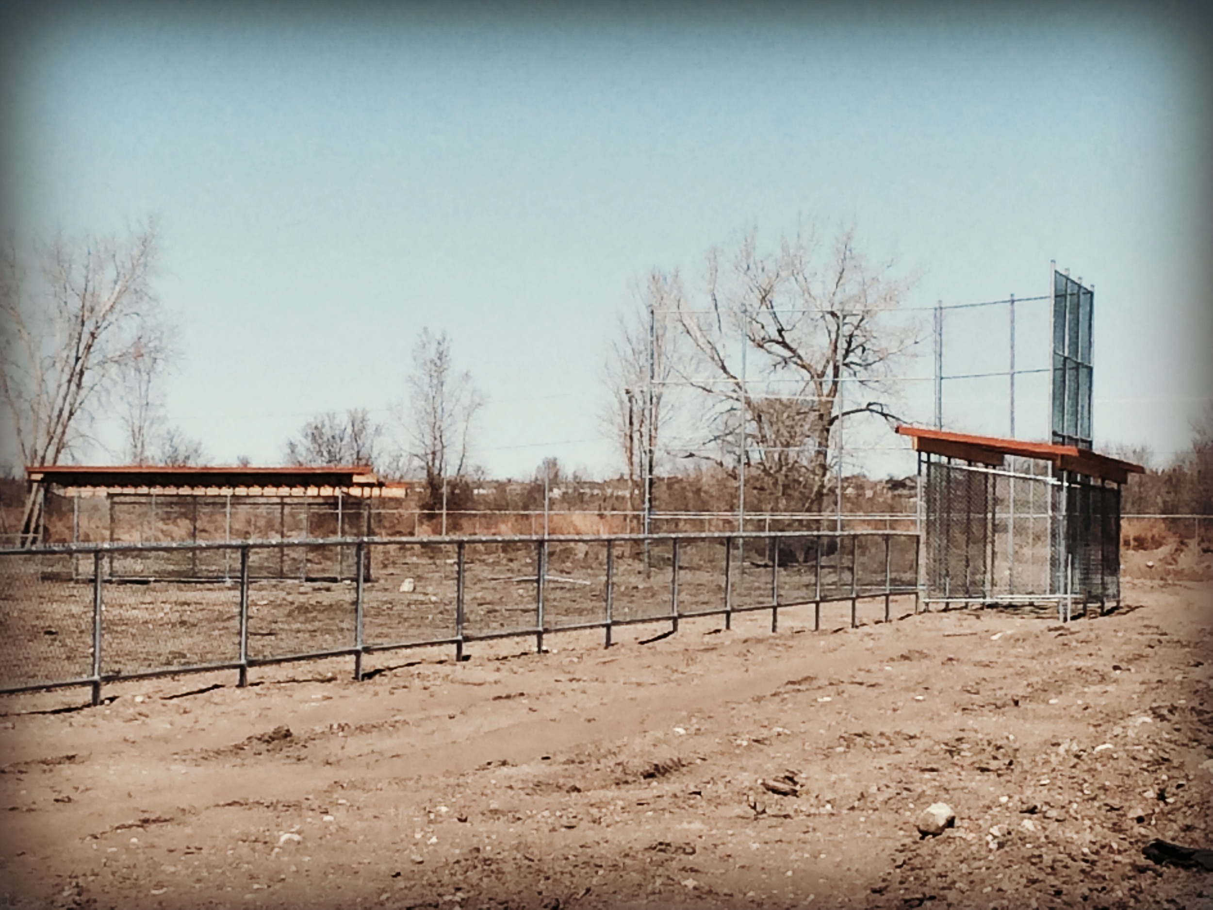 A picture of one of the dug outs!