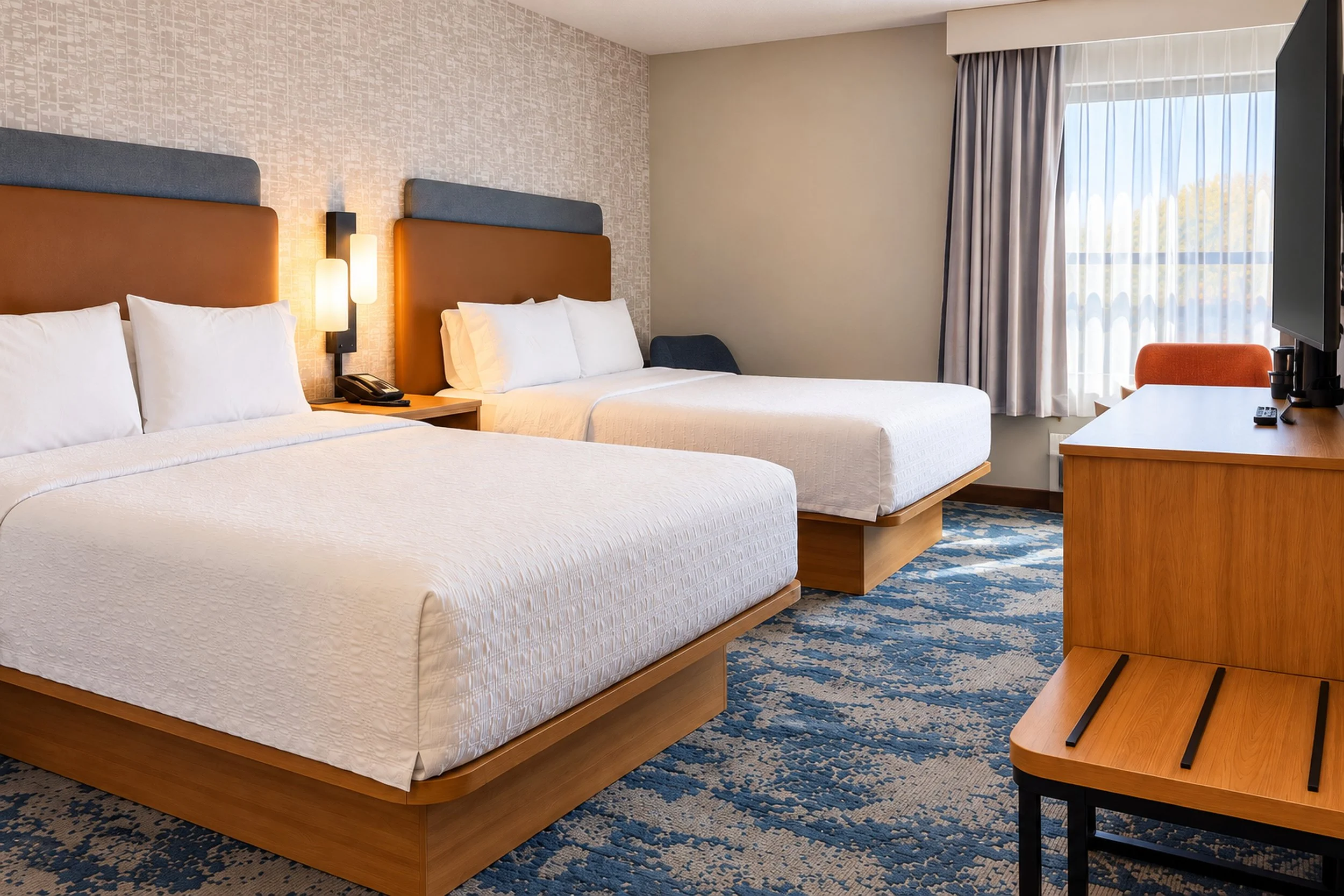 2 Queen Beds - Hampton Inn Dickson