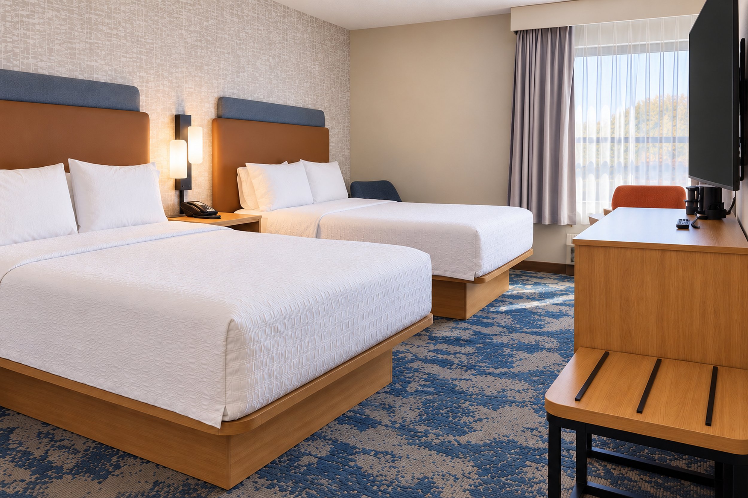 2 Queen Beds - Hampton Inn Dickson