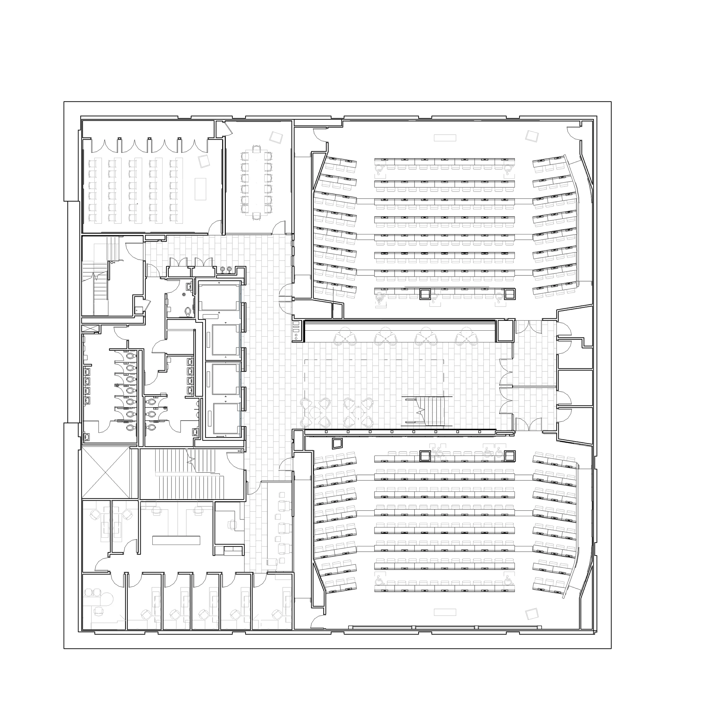 Lower Ground Floor - Nursing Auditoria and Nursing Student Services
