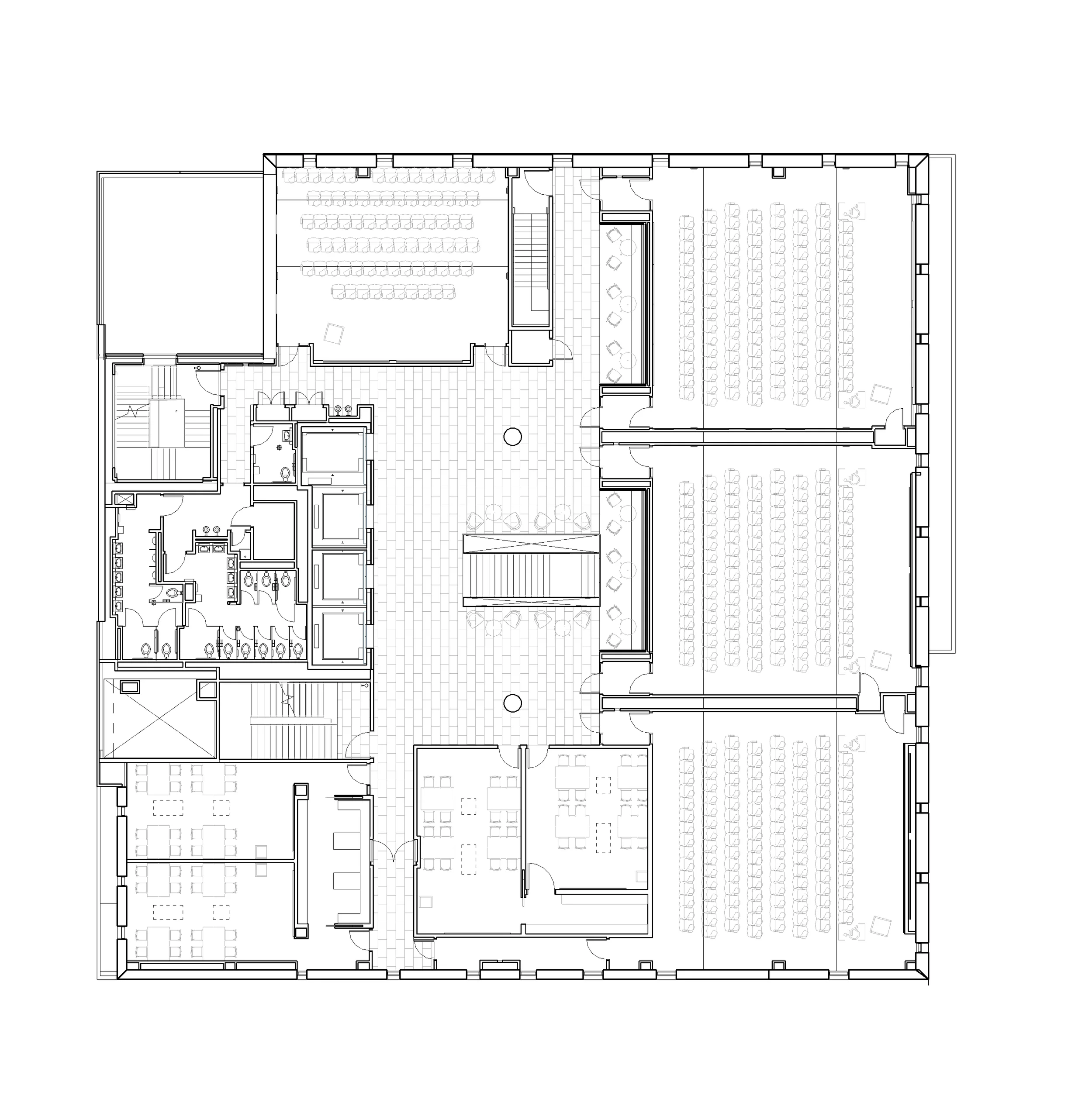 Second Floor - Dentistry Classrooms and Study Alcoves