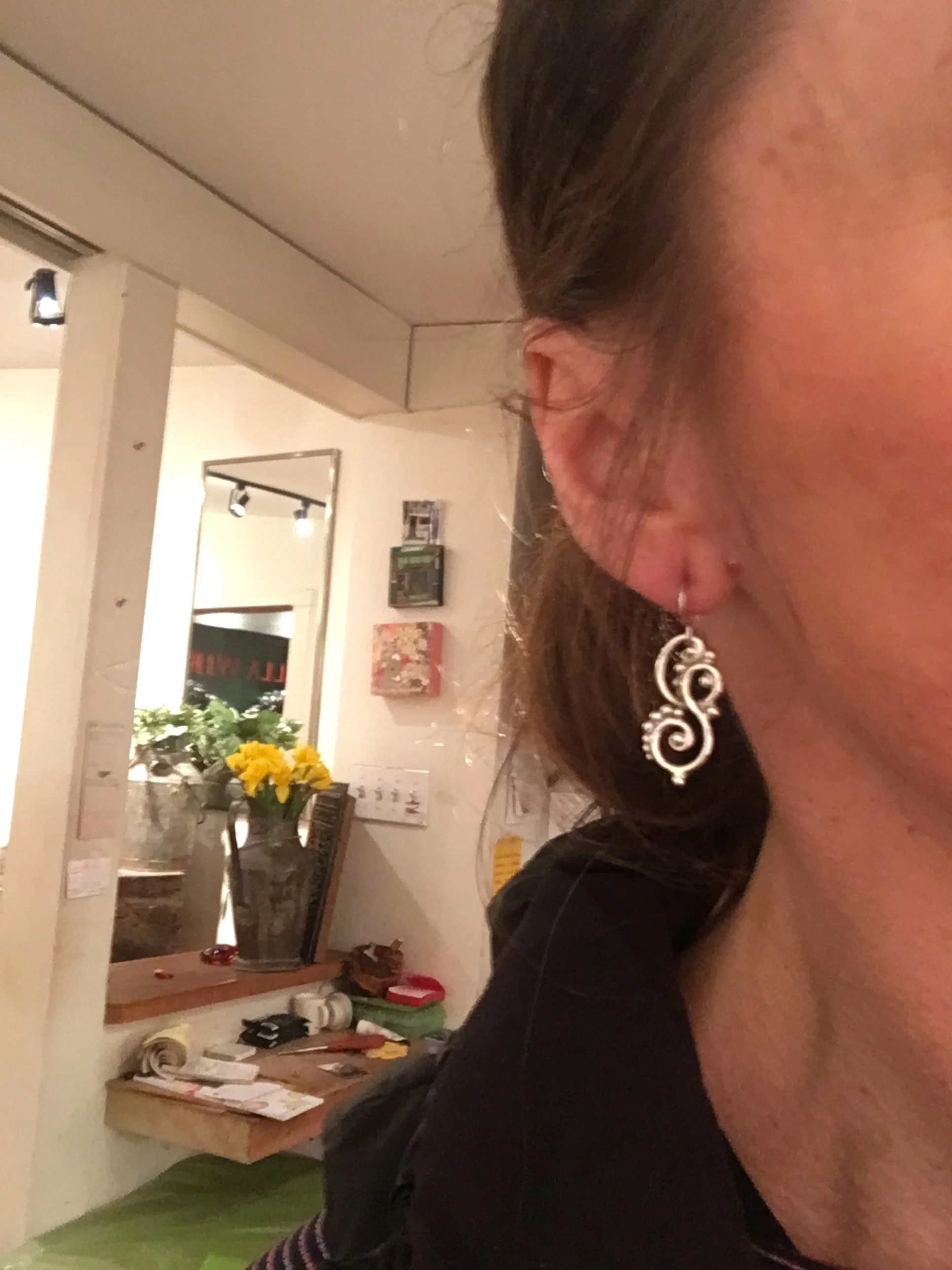 Water Violin dangles 