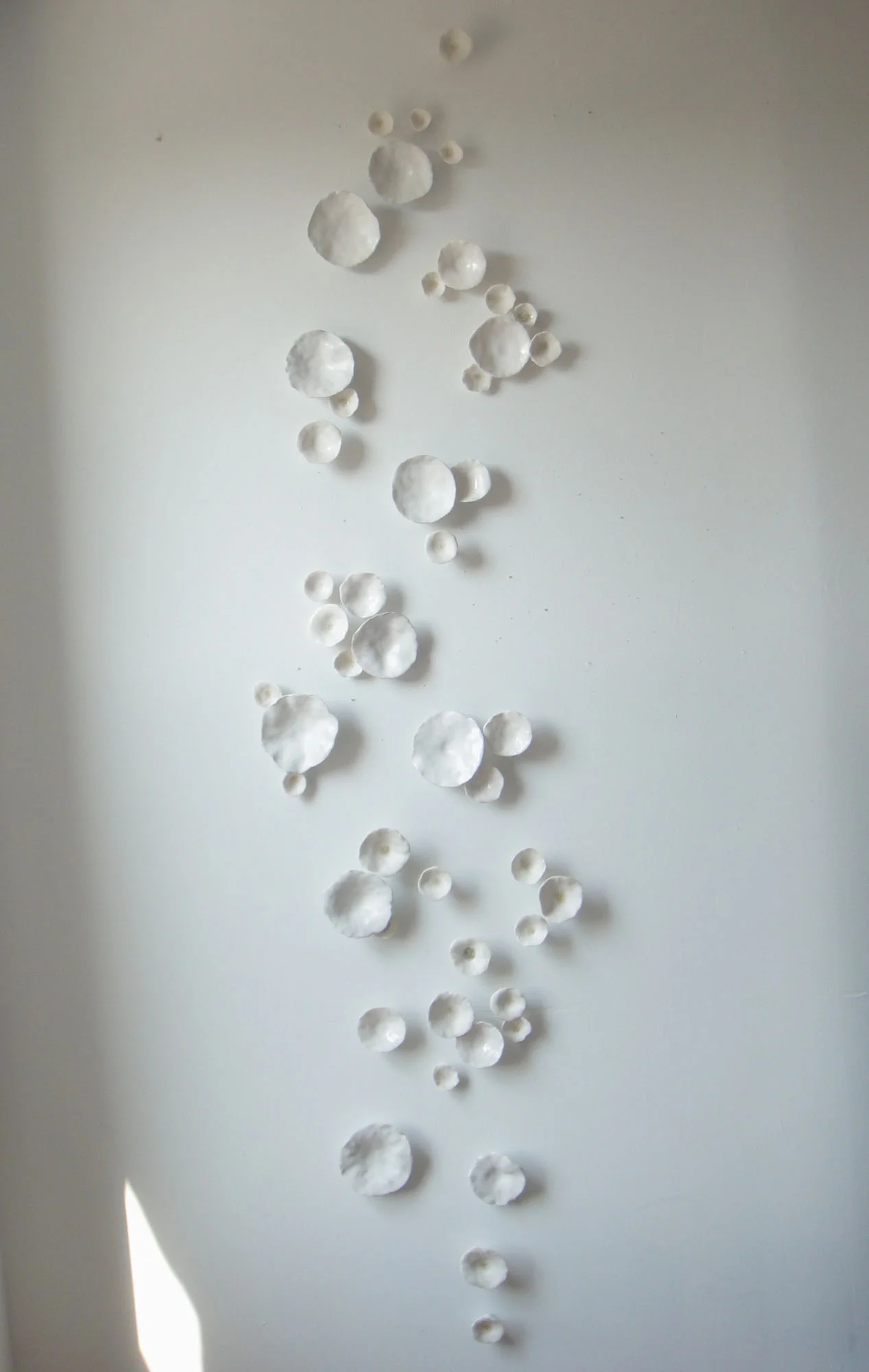 Floating wall sculpture