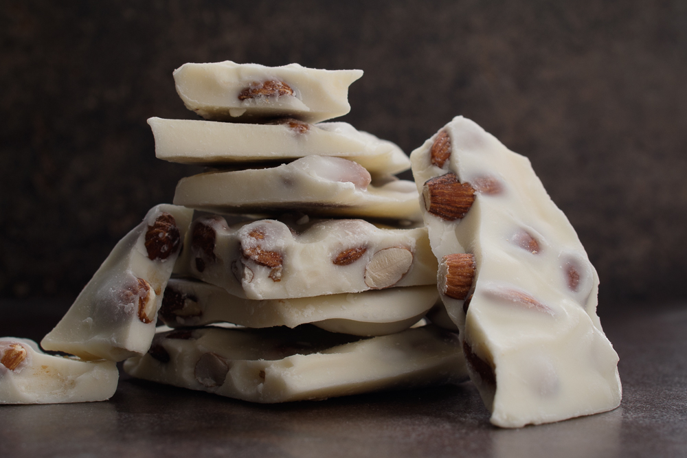 White chocolate bark