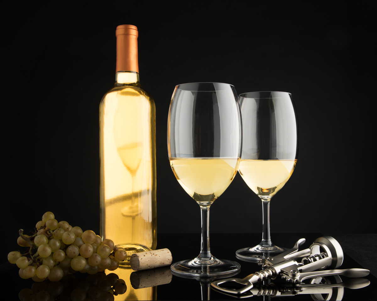 White wine scene