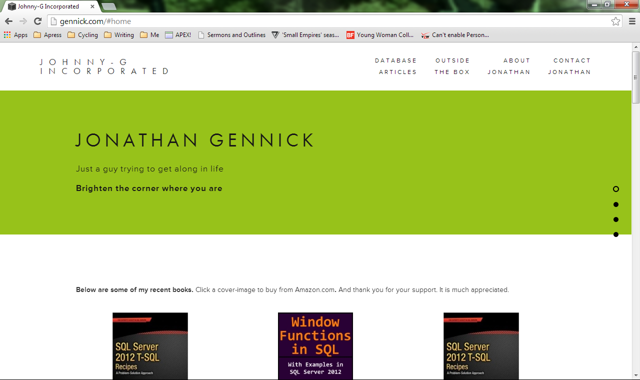 Figure 4. My home page