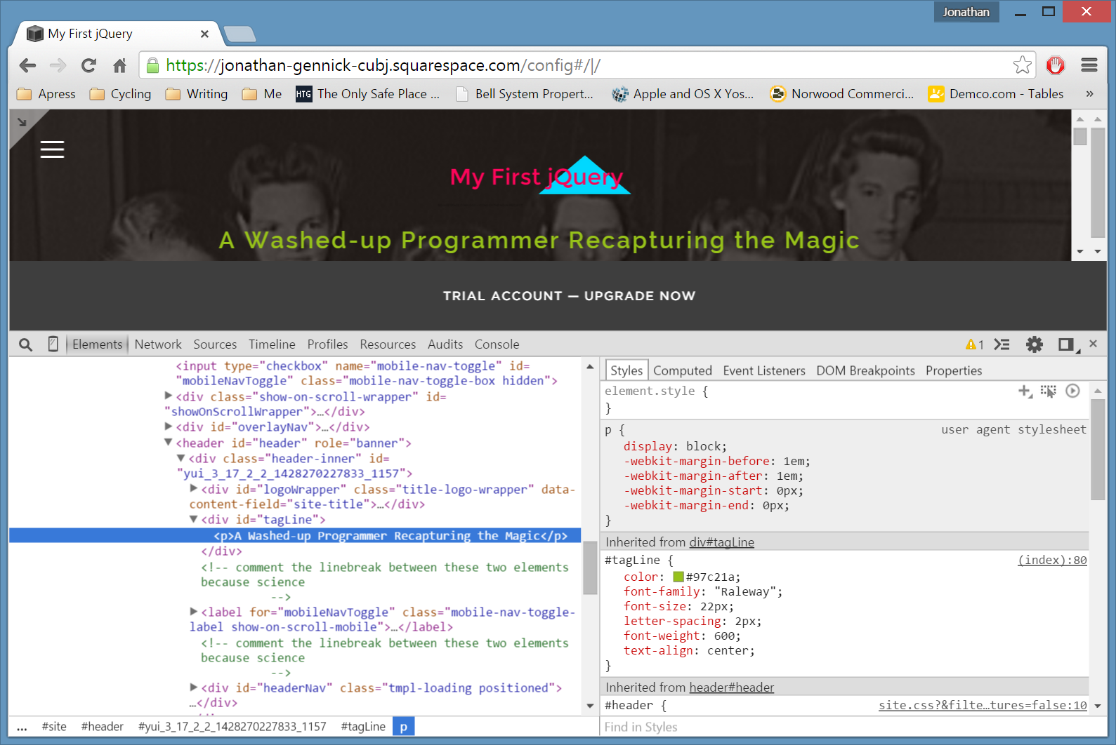 Figure 5. The newly-inserted tagline